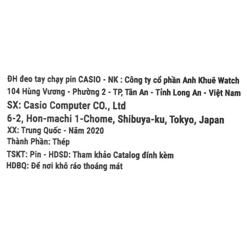 Đồng hồ CASIO 26 mm Nữ LTP-E169RB-1BDF Màu Đen