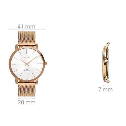 Đồng hồ ELIO 41 mm Nam ES045-01 Màu Vàng