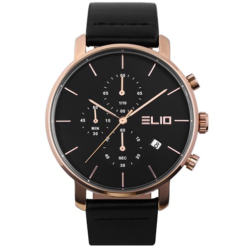 Đồng hồ ELIO 42 mm Nam EL046-01 Màu Đen