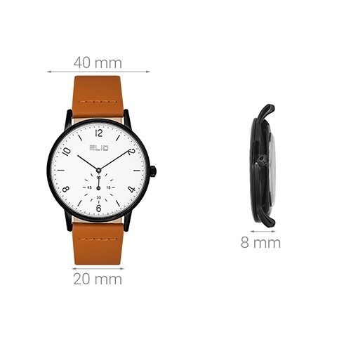 Đồng hồ ELIO 40 mm Nam EL057-01 Màu Cam