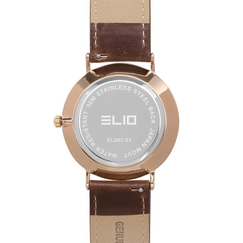 Đồng hồ ELIO 40 mm Nam EL062-01 Màu Nâu