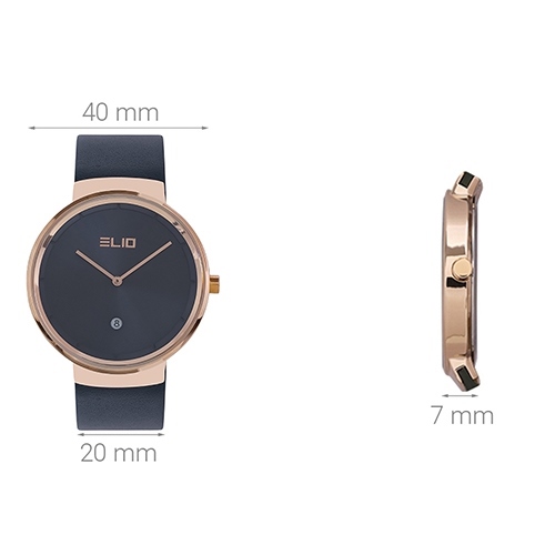 Đồng hồ ELIO 40 mm Nam EL067-01 Màu Xanh Dương