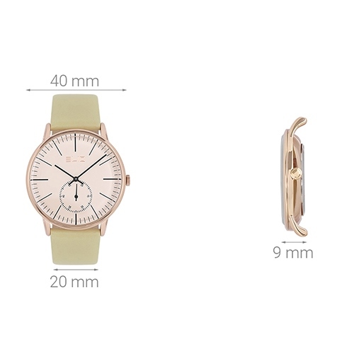 Đồng hồ ELIO 40 mm Nam EL069-01 Màu Vàng