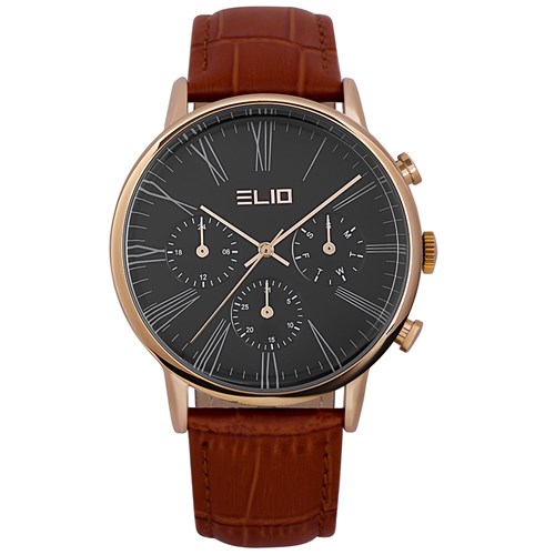 Đồng hồ ELIO 40 mm Nam EL070-01 Màu Nâu