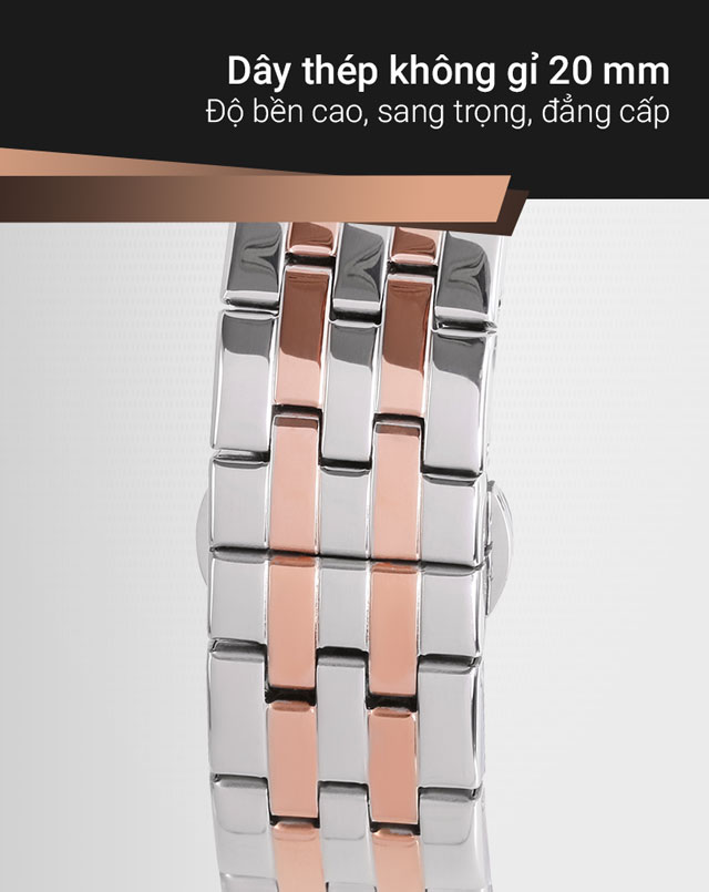 Đồng hồ Nam Elio ES061-01 có dây thép không gỉ