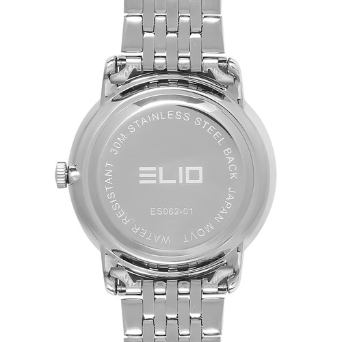 Đồng hồ ELIO 39 mm Nam ES062-01 Màu Bạc
