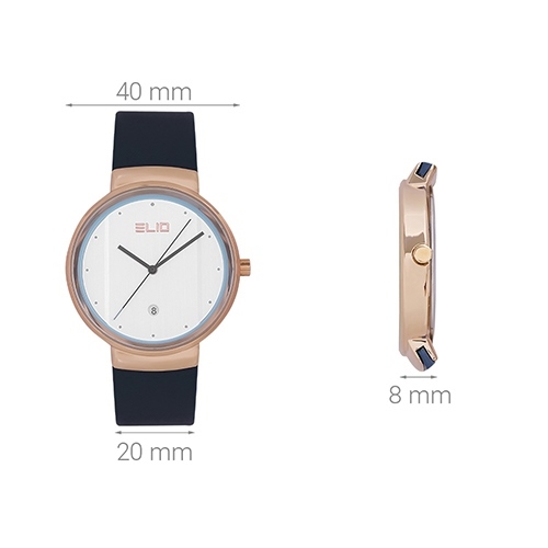 Đồng hồ ELIO 40 mm Nam EL074-01 Màu Xanh Dương