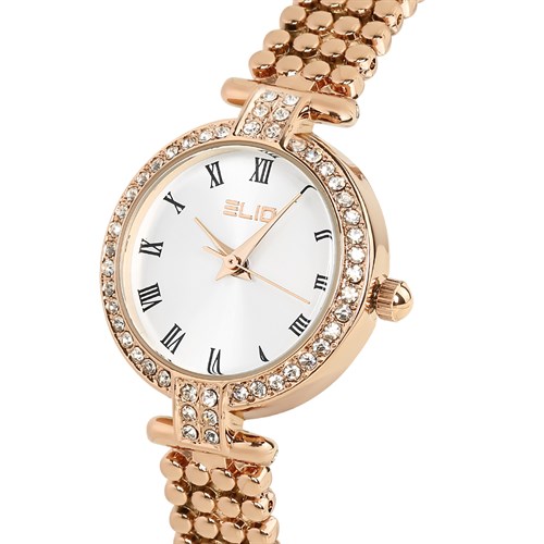 Đồng hồ ELIO 25 mm Nữ ES028-01 Màu Vàng