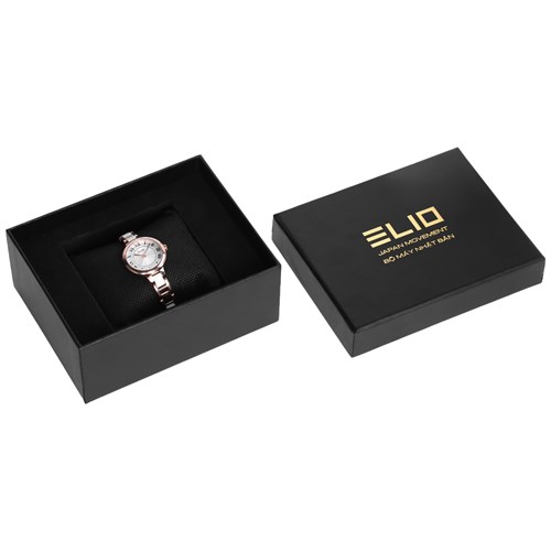 Đồng hồ ELIO Nàng Thơ 28 mm Nữ ES031-01 Màu Vàng Hồng