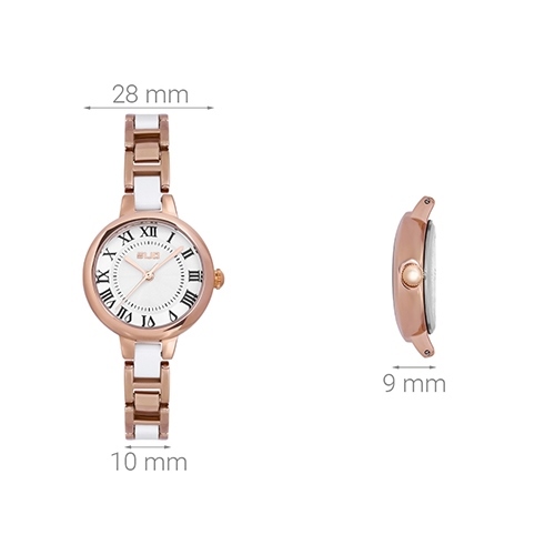 Đồng hồ ELIO Nàng Thơ 28 mm Nữ ES031-01 Màu Vàng Hồng