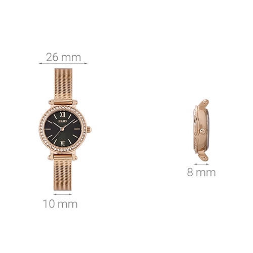 Đồng hồ ELIO Xmas 26 mm Nữ ES035-01 Màu Vàng