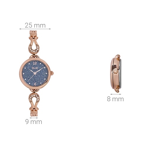 Đồng hồ ELIO Nàng Thơ 25 mm Nữ ES038-01 Màu Vàng Hồng