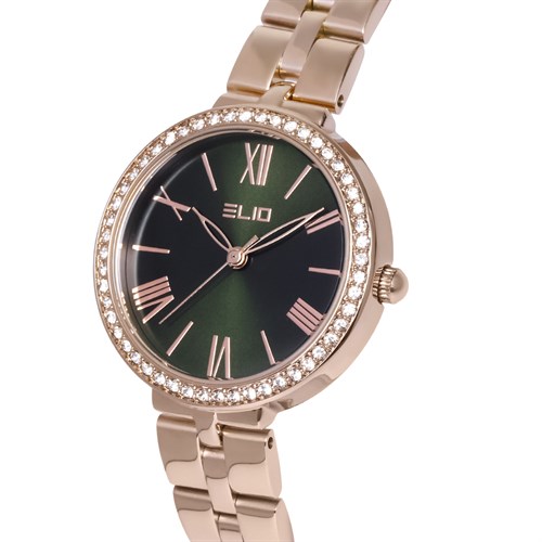 Đồng hồ ELIO Nàng Thơ 30 mm Nữ ES041-01 Màu Vàng Hồng