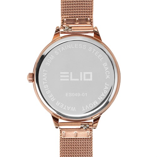 Đồng hồ ELIO 36 mm Nữ ES049-01 Màu Vàng Hồng