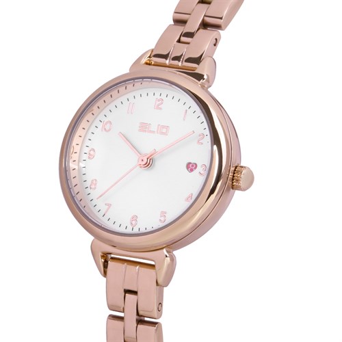 Đồng hồ ELIO Nàng Thơ 26 mm Nữ ES052-01 Màu Vàng Hồng