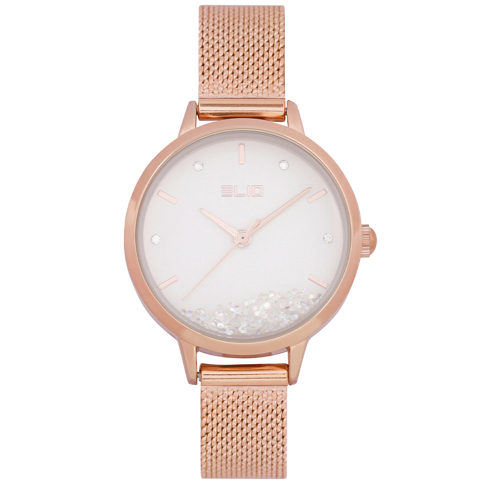 Đồng hồ ELIO 32 mm Nữ ES053-01 Màu Vàng Hồng