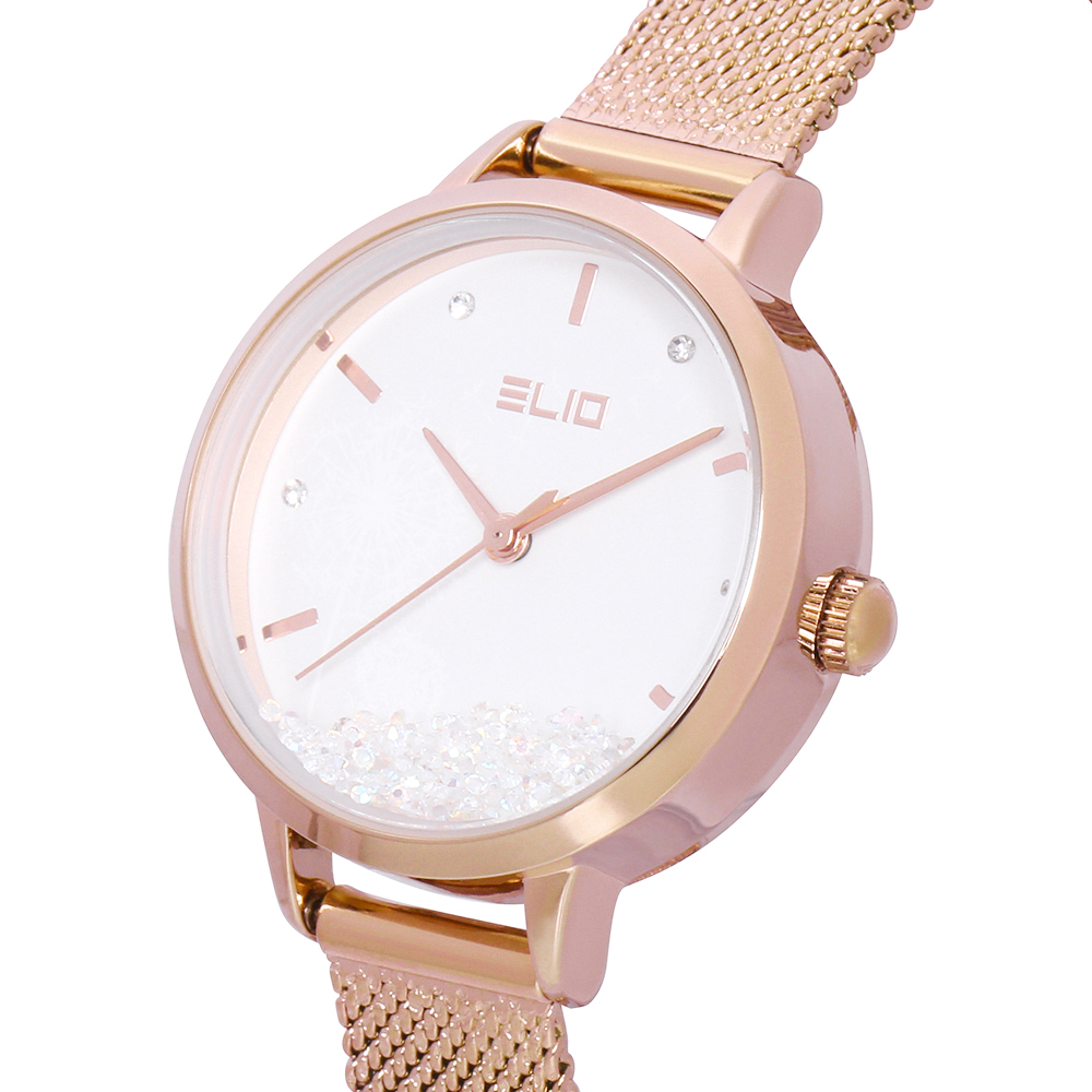Đồng hồ ELIO 32 mm Nữ ES053-01 Màu Vàng Hồng