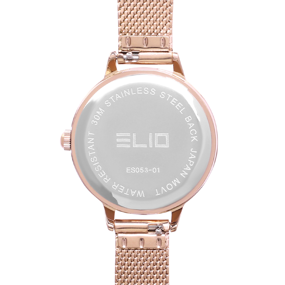 Đồng hồ ELIO 32 mm Nữ ES053-01 Màu Vàng Hồng