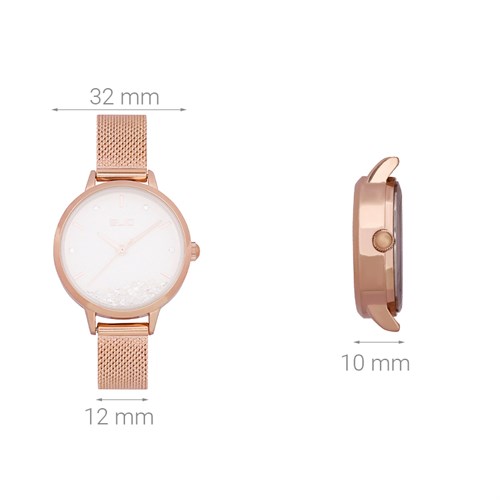 Đồng hồ ELIO 32 mm Nữ ES053-01 Màu Vàng Hồng