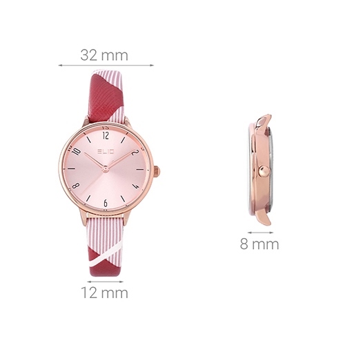 Đồng hồ ELIO Nắng Xuân 32 mm Nữ EL025-01 Màu Hồng