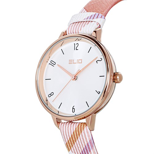 Đồng hồ ELIO Nắng Xuân 32 mm Nữ EL025-02 Màu Trắng