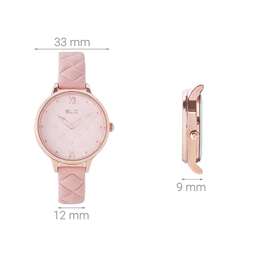 Đồng hồ ELIO Nắng Xuân 33 mm Nữ EL028-01 Màu Hồng