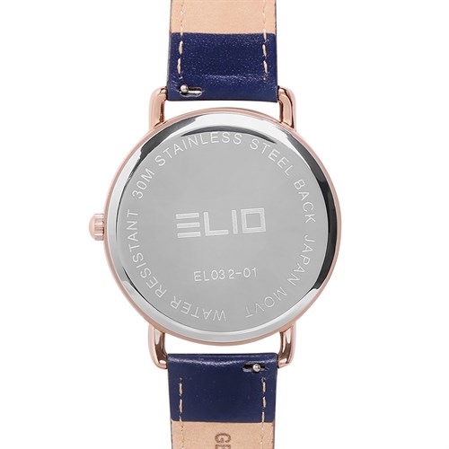 Đồng hồ ELIO Nắng Xuân 40 mm Unisex EL032-01 Màu Xanh Dương