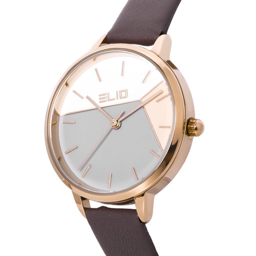Đồng hồ ELIO Nắng Xuân 32 mm Nữ EL035-01 Màu Tím nhạt