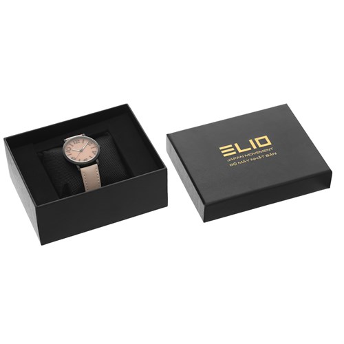 Đồng hồ ELIO Nắng Xuân 38 mm Unisex EL036-01 Màu Kem