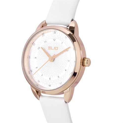 Đồng hồ ELIO Nắng Xuân 28 mm Nữ EL038-01 Màu Trắng