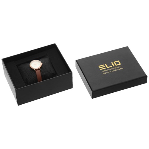 Đồng hồ ELIO Nắng Xuân 29 mm Nữ EL039-01 Màu Nâu