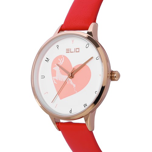 Đồng hồ ELIO Xmas 32 mm Nữ EL043-01 Màu Đỏ