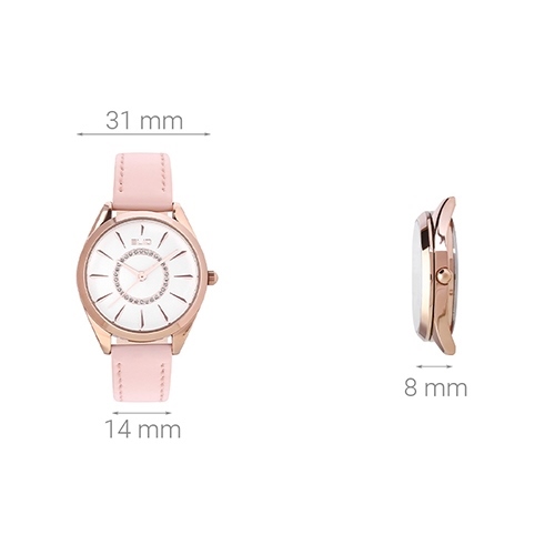 Đồng hồ ELIO Nắng Xuân 31 mm Nữ EL044-01 Màu Hồng
