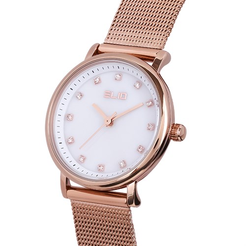 Đồng hồ ELIO Nàng Thơ 28 mm Nữ ES058-01 Màu Vàng Hồng