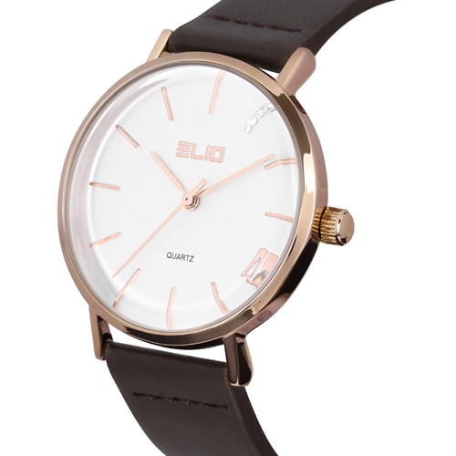 Đồng hồ ELIO Nắng Xuân 33 mm Nữ EL052-02 Màu Nâu