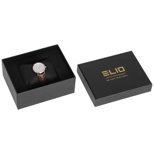 Đồng hồ ELIO 29 mm Nữ EL062-02 Màu Nâu