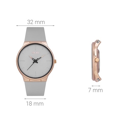 Đồng hồ ELIO Nắng Xuân 32 mm Nữ EL064-02 Màu Xám