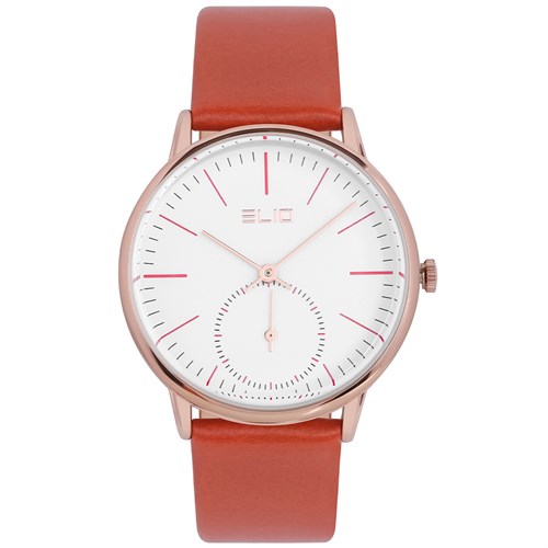 Đồng hồ ELIO 33 mm Nữ EL068-02 Màu Cam