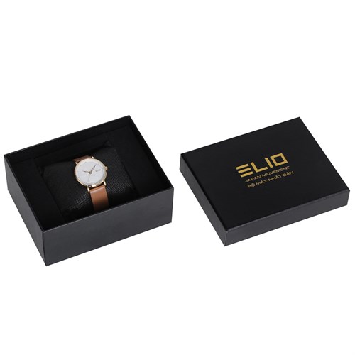 Đồng hồ ELIO Nắng Xuân 32 mm Nữ EL071-02 Màu Nâu