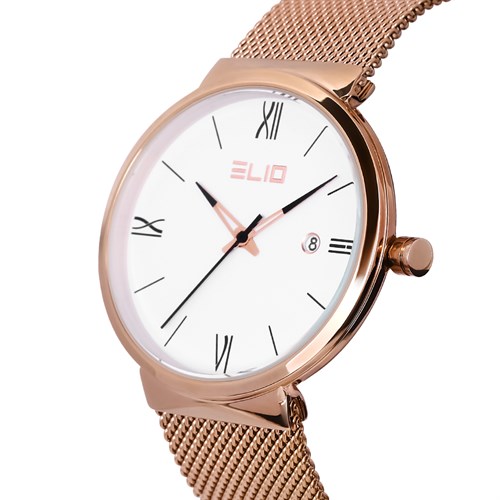 Đồng hồ ELIO Nắng Xuân 32 mm Nữ ES063-02 Màu Vàng Hồng