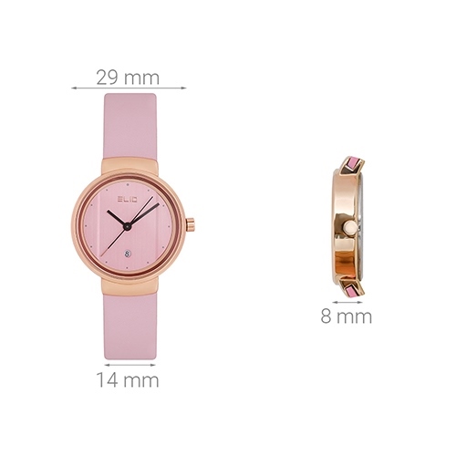 Đồng hồ ELIO 29 mm Nữ EL074-02 Màu Hồng