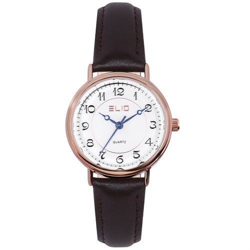 Đồng hồ ELIO 29 mm Nữ EL076-02 Màu Nâu