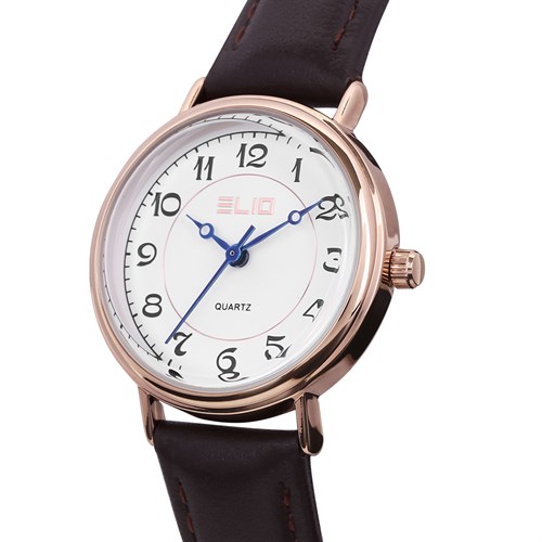Đồng hồ ELIO 29 mm Nữ EL076-02 Màu Nâu