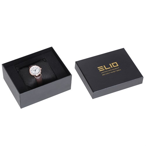 Đồng hồ ELIO 29 mm Nữ EL076-02 Màu Nâu