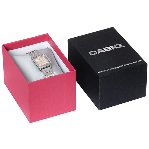 Đồng hồ CASIO 22.2 mm Nữ LTP-V007D-4EUDF Màu Bạc
