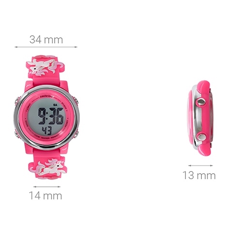 Đồng hồ SMILE KID 34 mm Trẻ em SL052-01 Màu Đỏ