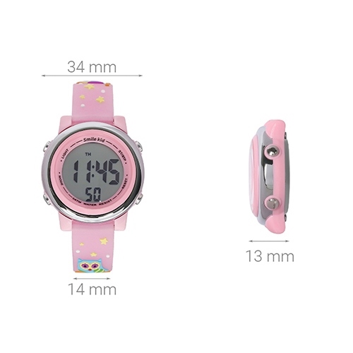 Đồng hồ SMILE KID 34 mm Trẻ em SL055-01 Màu Hồng