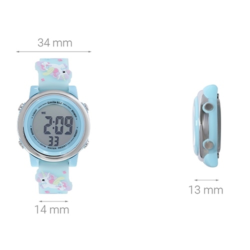 Đồng hồ SMILE KID 34 mm Trẻ em SL056-01 Màu Xanh Dương