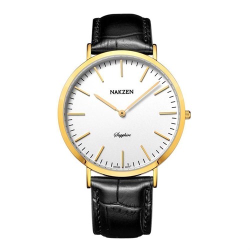 Đồng hồ NAKZEN 40 mm Nam SL4050GD-7 Màu Đen