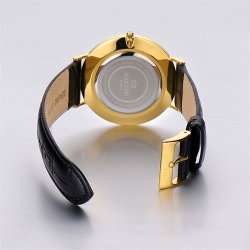 Đồng hồ NAKZEN 40 mm Nam SL4050GD-7 Màu Đen